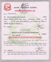 Company registration